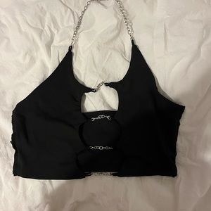 Shein chain crop top